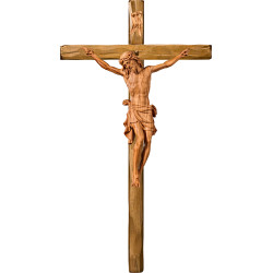 Cristo Pisa en cruz recta